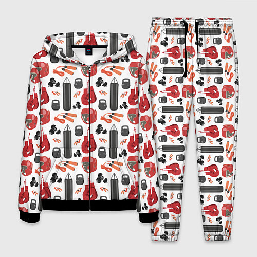 Мужской костюм Бокс / 3D-Черный – фото 1