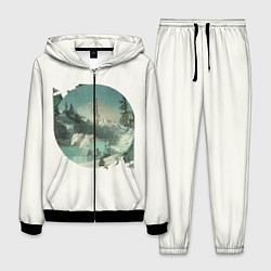 Костюм мужской Необычное окно, цвет: 3D-черный