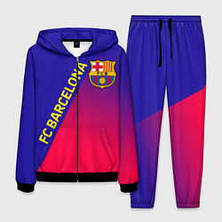 Костюм мужской FC BARCELONA ФК БАРСЕЛОНА, цвет: 3D-черный