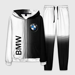 Костюм мужской Black and White BMW, цвет: 3D-белый
