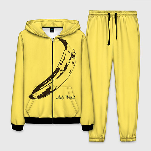 Мужской костюм Энди Уорхол - Банан / 3D-Черный – фото 1