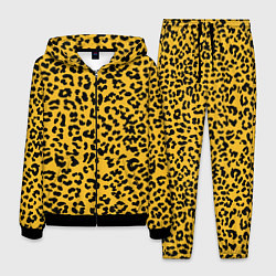 Костюм мужской Леопард желтый, цвет: 3D-черный
