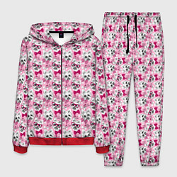 Мужской костюм Йоркширский Терьер на Розовом Фоне