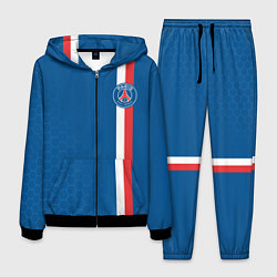 Костюм мужской PSG SPORT STRIPES UNIFORM, цвет: 3D-черный