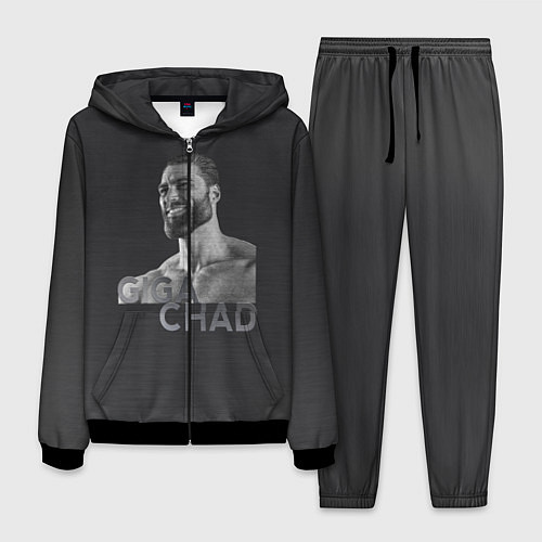 Мужской костюм Giga Chad / 3D-Черный – фото 1