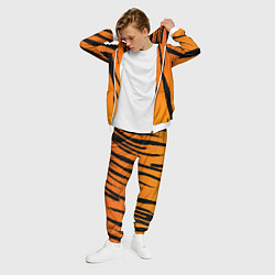 Костюм мужской Шкура тигра диагональ, цвет: 3D-белый — фото 2
