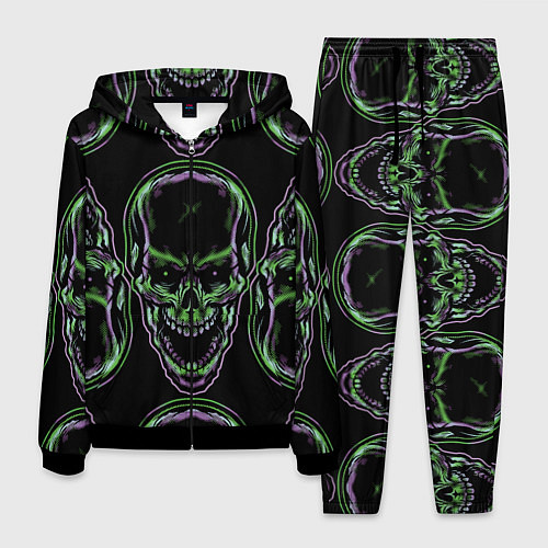 Мужской костюм Skulls vanguard pattern 2077 / 3D-Черный – фото 1