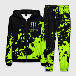 Костюм мужской Monster Energy green, цвет: 3D-черный