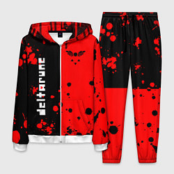 Костюм мужской Deltarune black & red, цвет: 3D-белый