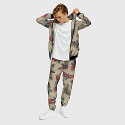 Костюм мужской Мотыльки-черепа, цвет: 3D-черный — фото 2