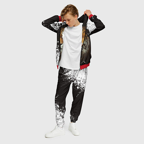 Мужской костюм Год тигра2022 / 3D-Красный – фото 3