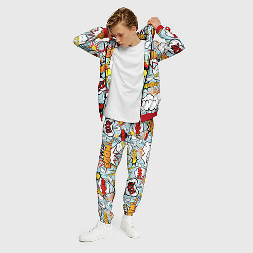 Мужской костюм BoOMbiT / 3D-Красный – фото 3