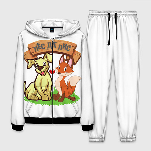 Мужской костюм Пёс да Лис / 3D-Черный – фото 1