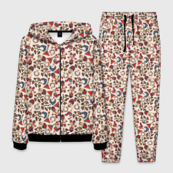 Мужской костюм Россия паттерн светлый