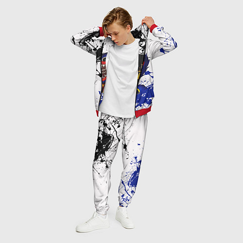 Мужской костюм BENDY AND THE INK MACHINE POPPY PLAYTIME / 3D-Красный – фото 3