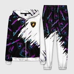 Костюм мужской Lamborghini pattern gradient, цвет: 3D-белый