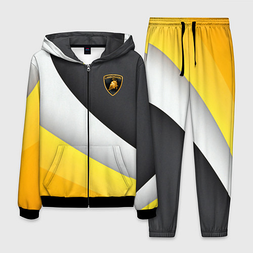 Мужской костюм Lamborghini - Sport бренд / 3D-Черный – фото 1