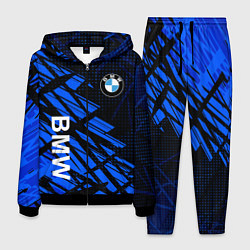 Костюм мужской BMW SPORT STYLE БМВ, цвет: 3D-черный