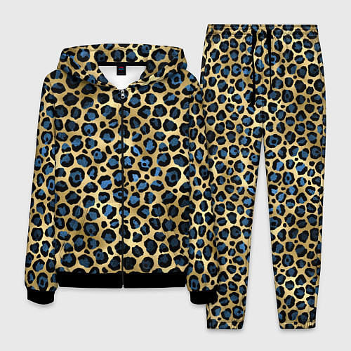 Мужской костюм Стиль леопарда шкура леопарда / 3D-Черный – фото 1