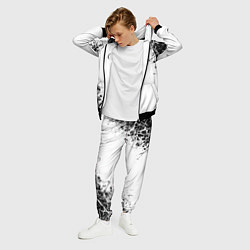 Костюм мужской Lexus texture Трещины, цвет: 3D-черный — фото 2