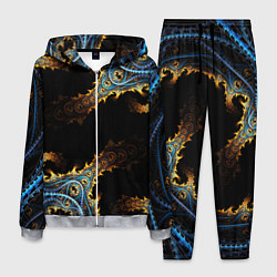 Мужской костюм Огненные фракталы 3d