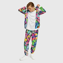 Костюм мужской Стая бабочек Pattern, цвет: 3D-белый — фото 2