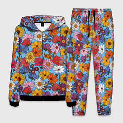 Костюм мужской Ромашки-лютики, цвет: 3D-черный