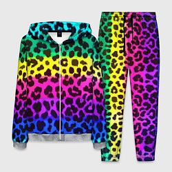 Костюм мужской Leopard Pattern Neon, цвет: 3D-меланж