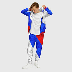 Костюм мужской RUSSIA - SPORTWEAR - ТРИКОЛОР, цвет: 3D-красный — фото 2