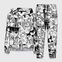 Костюм мужской Когда плачут цикады pattern, цвет: 3D-меланж
