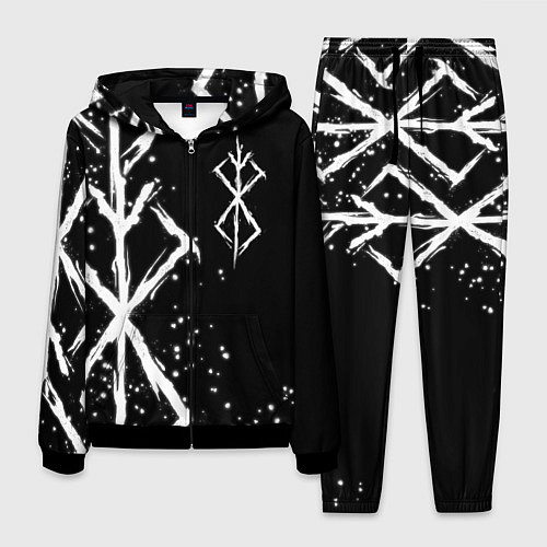 Мужской костюм КЛЕЙМО ЖЕРТВЫ - БЕРСЕРК / 3D-Черный – фото 1