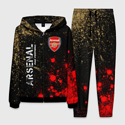 Костюм мужской АРСЕНАЛ Arsenal Pro Football Краска, цвет: 3D-черный
