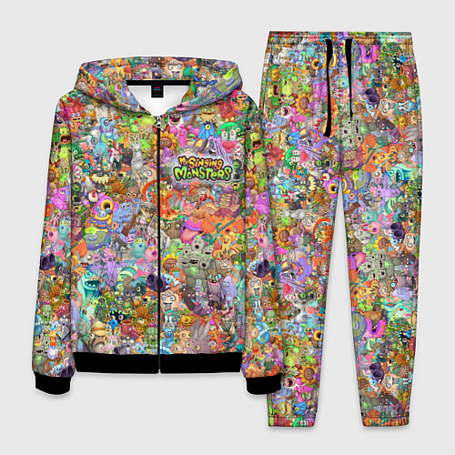 Мужской костюм MY SINGING MONSTERS Все персонажи / 3D-Черный – фото 1