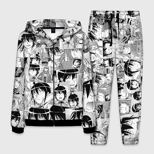 Мужской костюм Tsuki ga Michibiku Isekai Douchuu pattern / 3D-Черный – фото 1