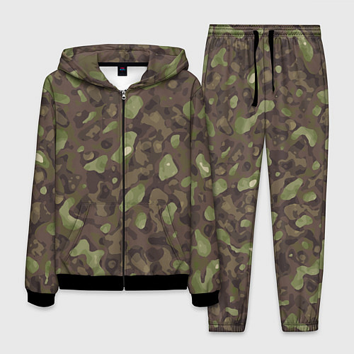 Мужской костюм Камуфляж Multicam / 3D-Черный – фото 1