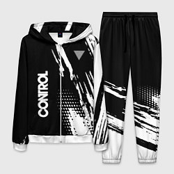 Костюм мужской Control Logo, цвет: 3D-белый