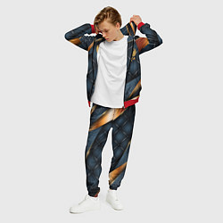 Костюм мужской Золотой герб России на объемном фоне, цвет: 3D-красный — фото 2