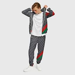 Костюм мужской В стиле gucci, цвет: 3D-белый — фото 2