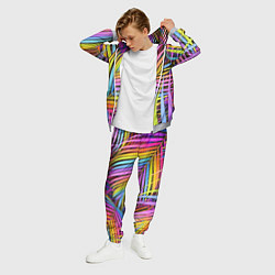 Костюм мужской Радужные листья, цвет: 3D-меланж — фото 2