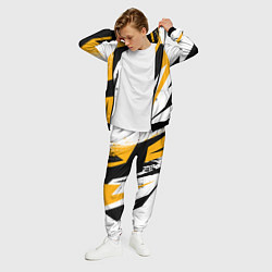 Костюм мужской Гоночная абстракция, цвет: 3D-черный — фото 2