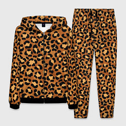 Костюм мужской Леопардовый цвет, цвет: 3D-черный
