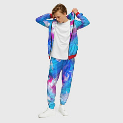 Костюм мужской Радужная абстракция, цвет: 3D-красный — фото 2