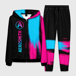 Костюм мужской Aerosmith - neon gradient: по-вертикали, цвет: 3D-черный