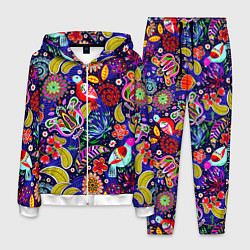 Мужской костюм Multicolored floral patterns
