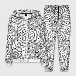 Мужской костюм Орнамент цветочный кружевной