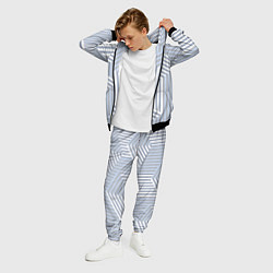 Костюм мужской Строгий геометрический узор, цвет: 3D-черный — фото 2