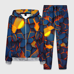 Мужской костюм Плитки со свечением