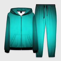 Мужской костюм Бирюзовый градиент
