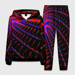 Костюм мужской Geometry neon texture, цвет: 3D-черный