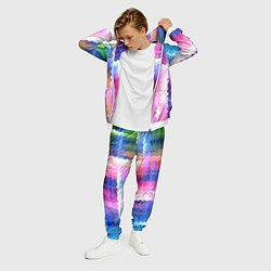 Костюм мужской Абстрактные линии сайфай, цвет: 3D-белый — фото 2